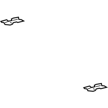 Toyota 58136-06050 Front Floor Pan Hole Cover