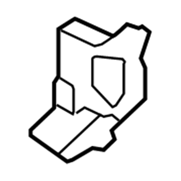 Toyota 61141-0C010 Inner Hinge Pillar Extension