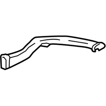 55972-35010 Toyota Heater Duct, Outer Passenger Side Illustration 1 of 1