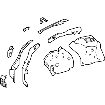 Toyota 53702-12A80 Apron Assembly