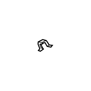 53737-02190 Toyota Plate, Passenger Side Illustration 1 of 1