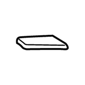 72553-0E030-E0 Toyota Recline Cover Protector, Sand, Passenger Side Illustration 1 of 1