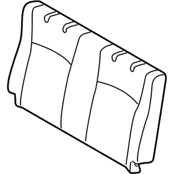 79023-0E080-E0 Toyota Seat Back Cover, Sand, Rear Illustration 1 of 1