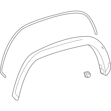Toyota 75087-AK030 Wheel Opening Molding