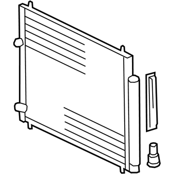 88450-12300 Toyota Condenser Assembly Illustration 1 of 1