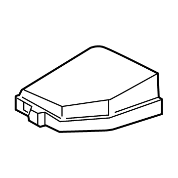 82662-0R270 Toyota Upper Cover, Center Passenger Side Illustration 1 of 1