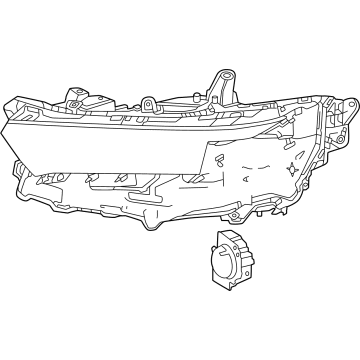 Toyota 81145-30P90 Headlamp Assembly