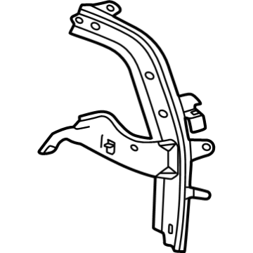 Toyota 55306-35130 Reinforcement Beam Bracket