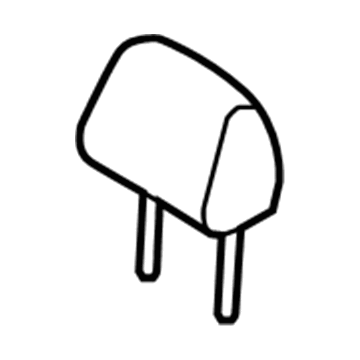 71910-0C330-B0 Toyota Headrest, Gray, Front Illustration 1 of 1