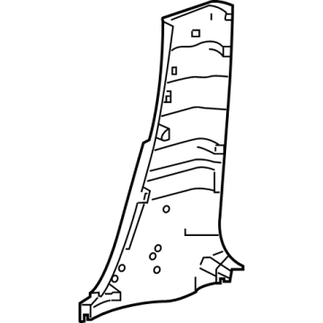 Toyota 62413-42070-C0 Lower Center Pillar Trim