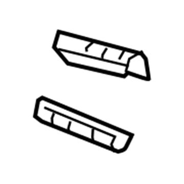 Toyota 77278-12080 Filler Pipe Center Support