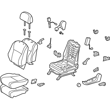 Toyota 71200-48E30-E1 Seat Assembly