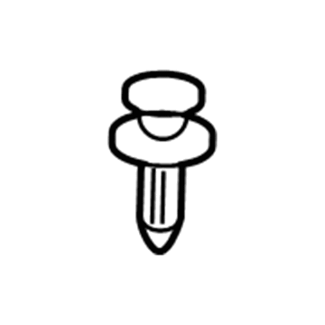 Toyota 90467-10167 Lower Center Pillar Trim Clip