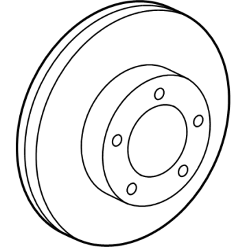 Toyota Tundra Brake Rotor - 43512-0C030