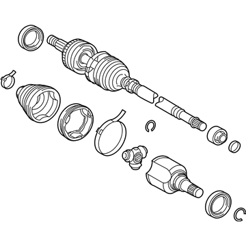 Toyota 43410-47040 Axle Assembly