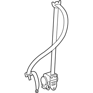 Toyota 73210-0C130-B0 Retractor Assembly