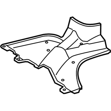 77641-02210 Toyota Tank Shield Illustration 1 of 1
