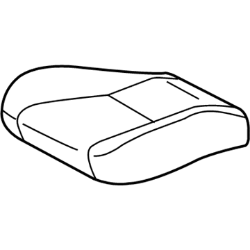 71071-0Z031-B0 Toyota Cushion Cover, Passenger Side Illustration 1 of 1