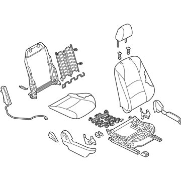 Toyota 71100-WB058 Seat Assembly