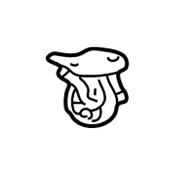 Toyota 17509-0A050 Muffler With Tail Pipe Support