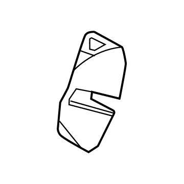 Toyota 72668-48040-C0 Lock Assembly Bezel