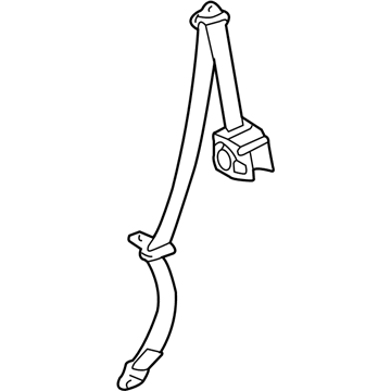 Scion 73370-52120-C0 Belt & Retractor