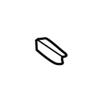 62551-48090-B0 Toyota Corner Cover, Passenger Side Illustration 1 of 1