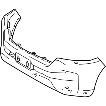 Toyota Land Cruiser Bumper Cover - 52119-6B948