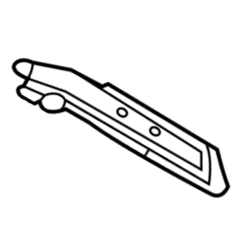 61736-48021 Toyota Pillar Reinforcement, Inner Rear Driver Side Illustration 1 of 1