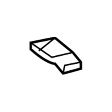 61716-48020 Toyota Upper Bracket, Rear Illustration 1 of 1