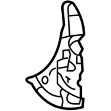 61622-48020 Toyota Trough, Driver Side Illustration 1 of 1