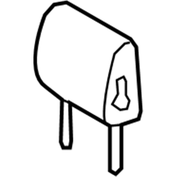 Toyota 71970-0C101-B0 Headrest, Outer