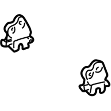 Toyota 72650-0C020 Lock Assembly