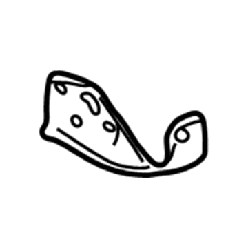 89667-0C010 Toyota ECM Side Bracket, Front Driver Side Illustration 1 of 1