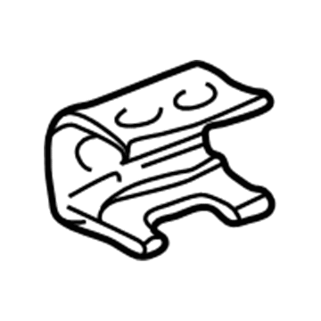 89669-34040 Toyota ECM Rear Bracket Illustration 1 of 1