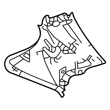Toyota 62580-08080-B0 Rear Pillar Trim