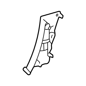 Toyota 62539-08020-B0 Front Cover