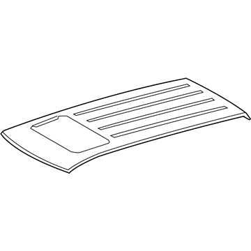 63111-0E050 Toyota Roof Panel Illustration 1 of 1