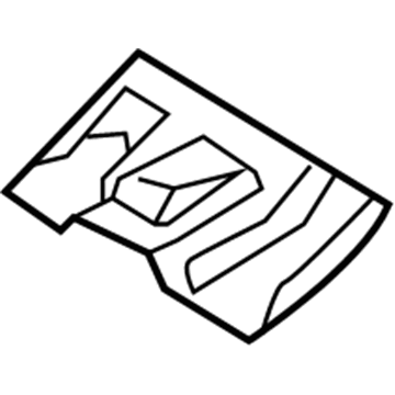 Toyota 58015-06020 Seat Belt Reinforcement