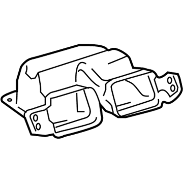 55085-02100 Toyota Heater Duct, Inner Illustration 1 of 1
