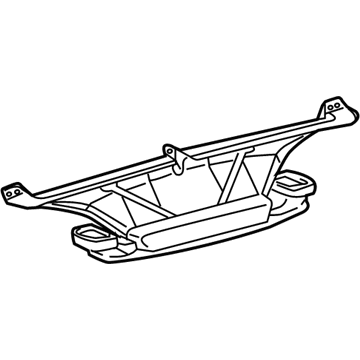 55950-02190 Toyota Defroster Nozzle, Front Illustration 1 of 1