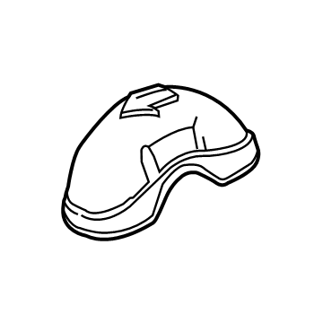 Toyota 48753-06080 Mount Bracket Cover