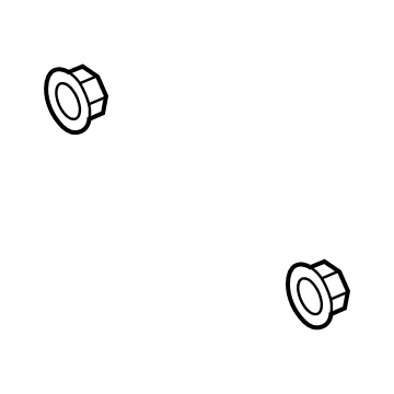 Toyota 90080-17221 Link Rod Nut