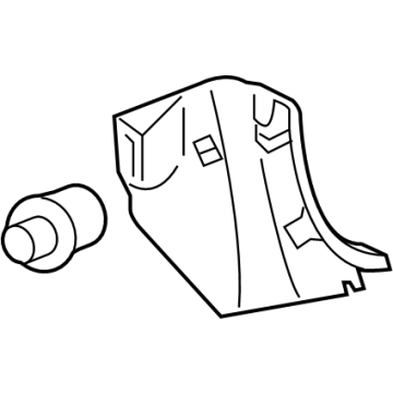 Toyota 62111-02300-C0 Cowl Trim