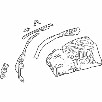 Toyota 53702-12A90 Apron Assembly