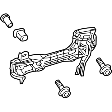 69204-47020 Toyota Handle Base, Driver Side Illustration 1 of 1