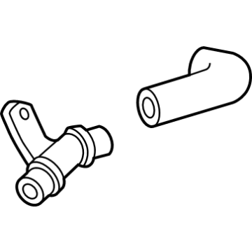 16570-25010 Toyota Pipe Assembly, Radiator Illustration 1 of 1