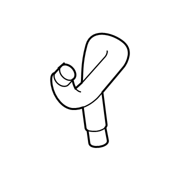 Toyota 16297-25040 By-Pass Hose