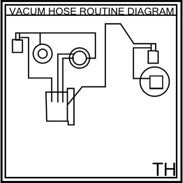 Toyota 17792-62200 Vacuum Diagram