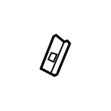 73731-06060-B0 Toyota Anchor Cover, Light Gray, Rear Illustration 1 of 1